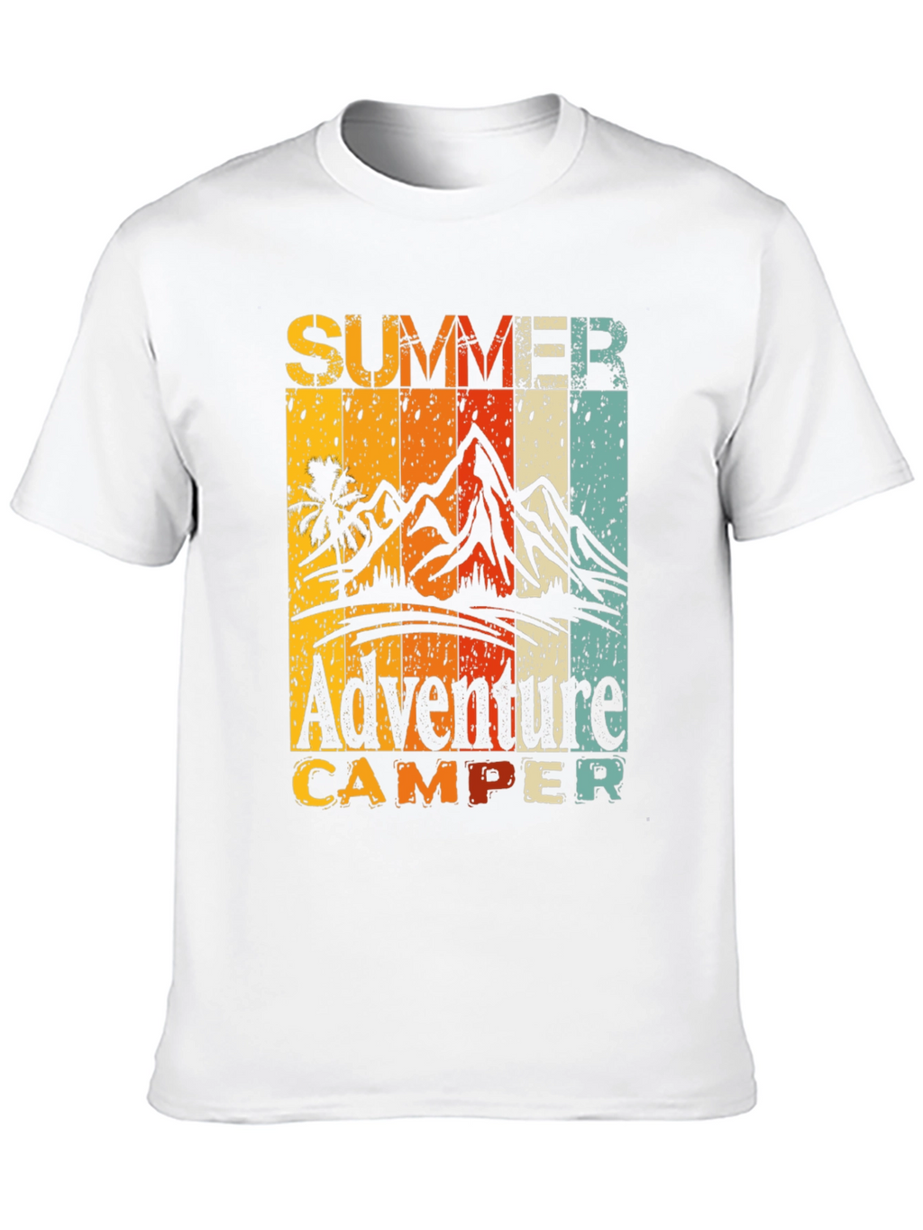 Summer Adventure Camper Graphic T-Shirt