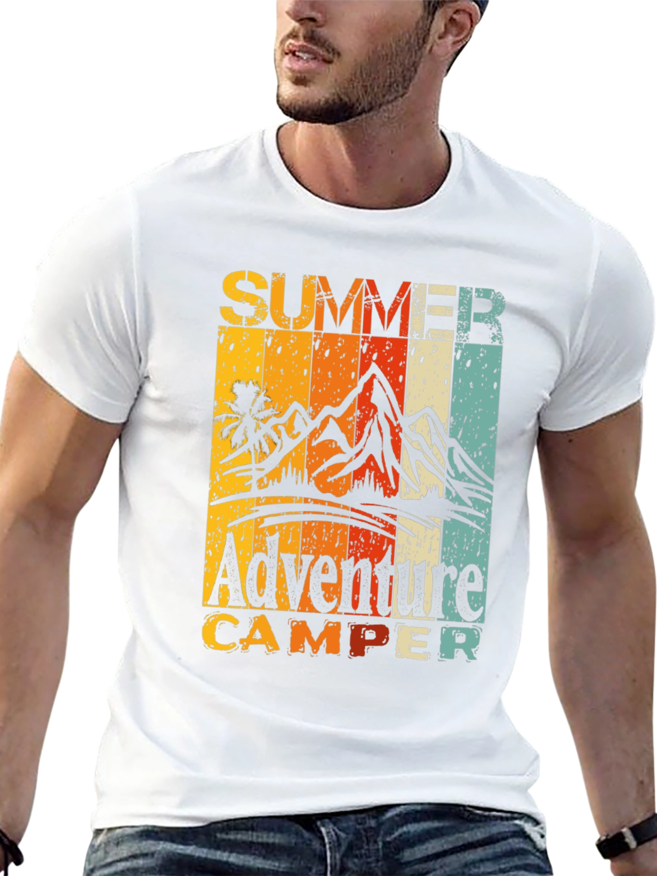 Summer Adventure Camper Graphic T-Shirt