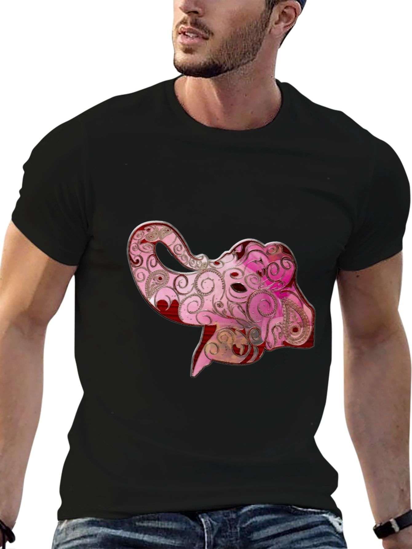 Elegant Elephant Graphic Tee