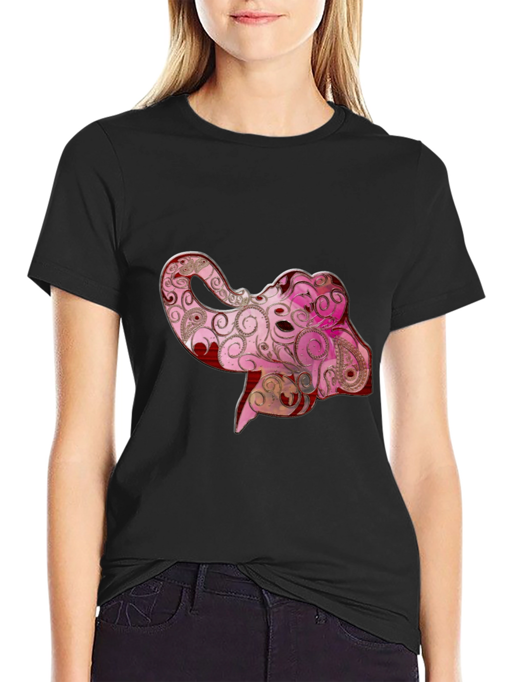 Elegant Elephant Graphic Tee