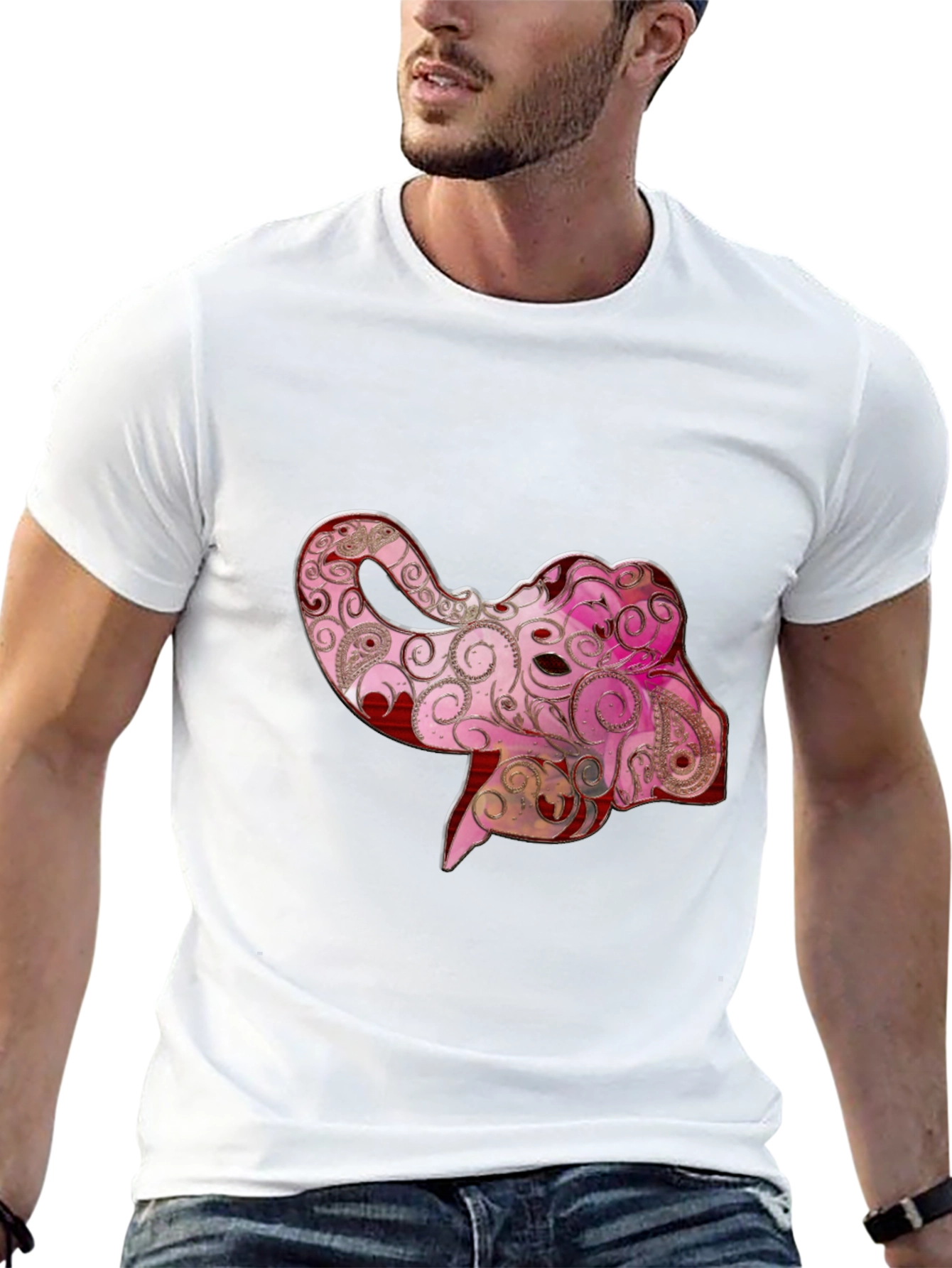 Elegant Elephant Graphic Tee
