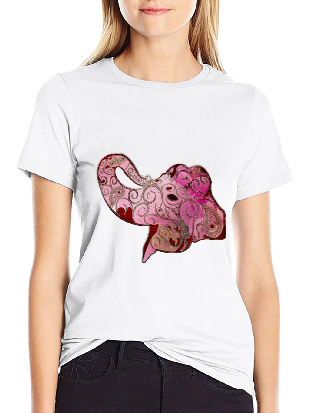 Elegant Elephant Graphic Tee