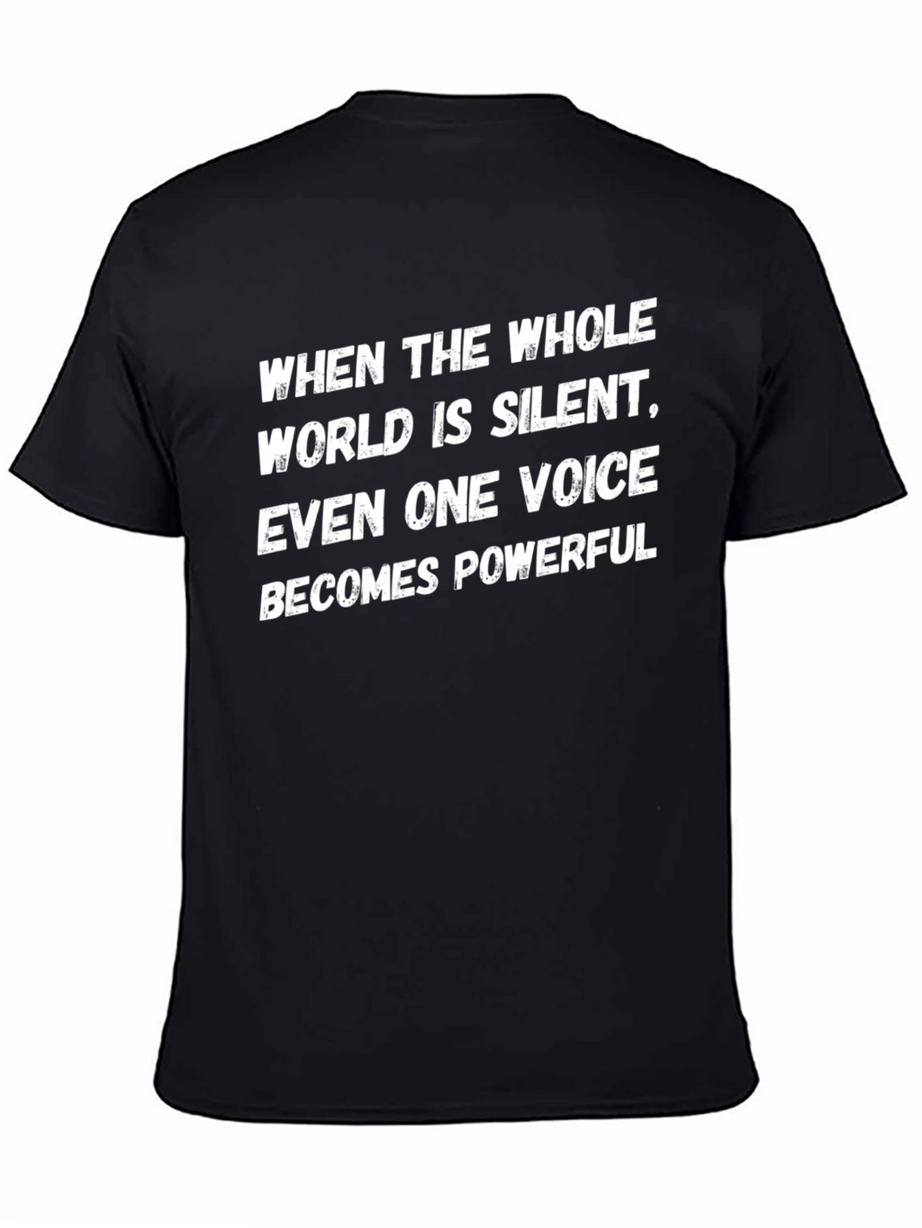 Powerful Message Black Tee