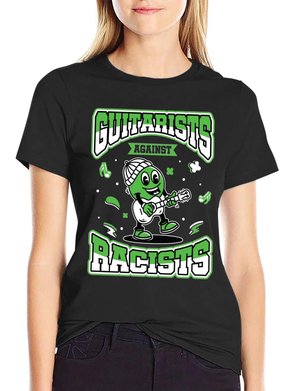 Guitarists Against Racists Graphic T-Shirt
