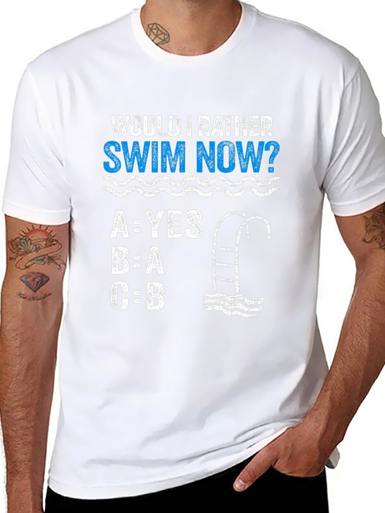 Would I Rather Swim Now? T-Shirt