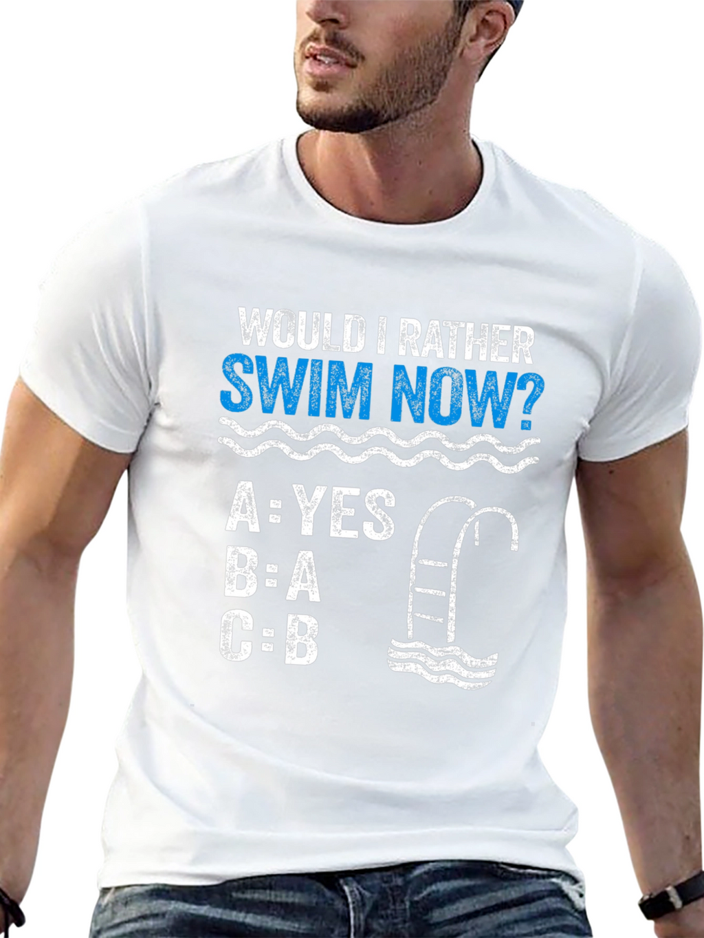 Would I Rather Swim Now? T-Shirt