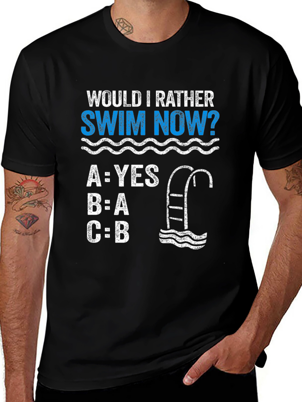 Would I Rather Swim Now? T-Shirt