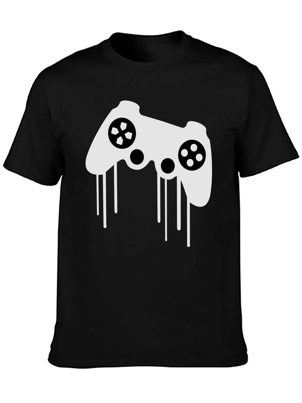 Gaming Controller Graphic Tee - Black