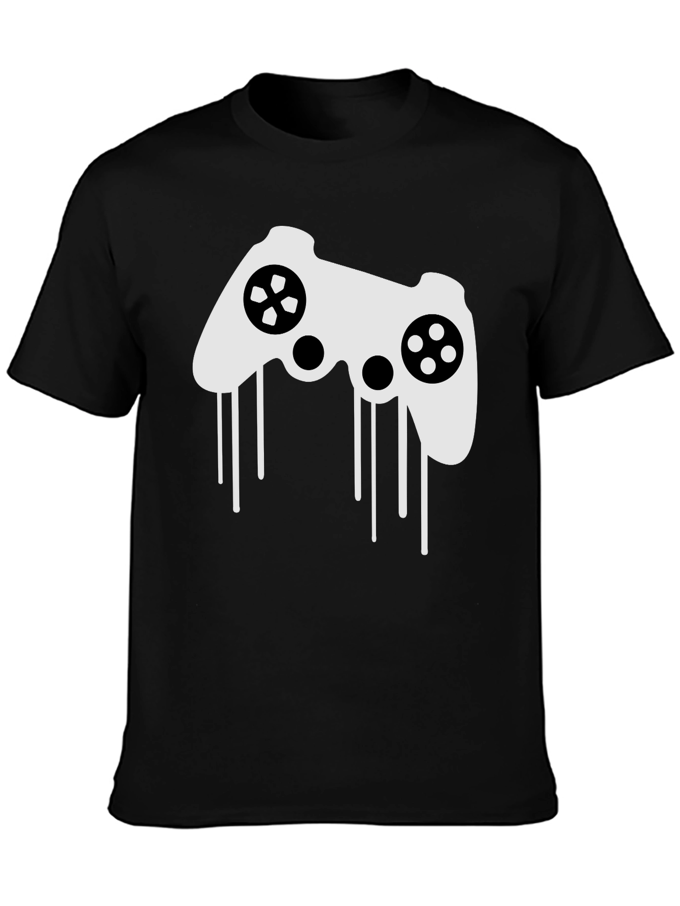 Gaming Controller Graphic Tee - Black
