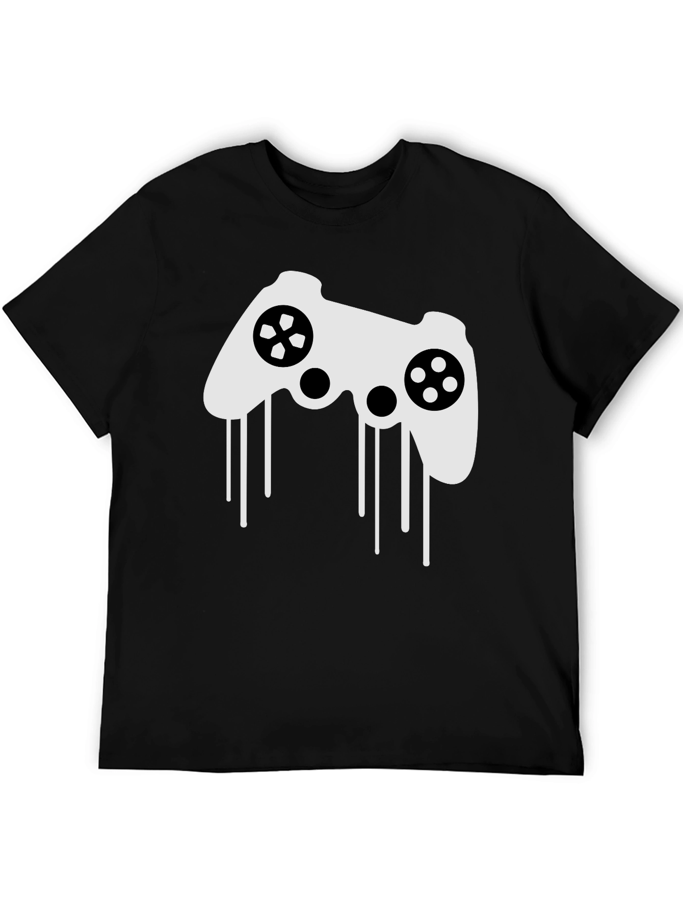 Gaming Controller Graphic Tee - Black