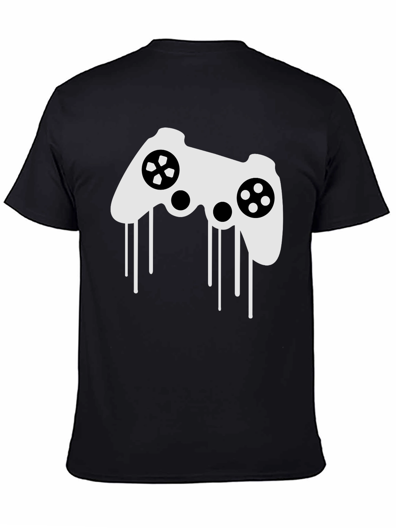 Gaming Controller Graphic Tee - Black