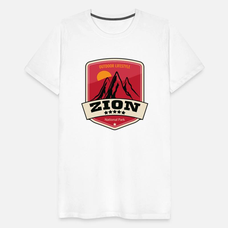 Zion National Mountain Park In Utah