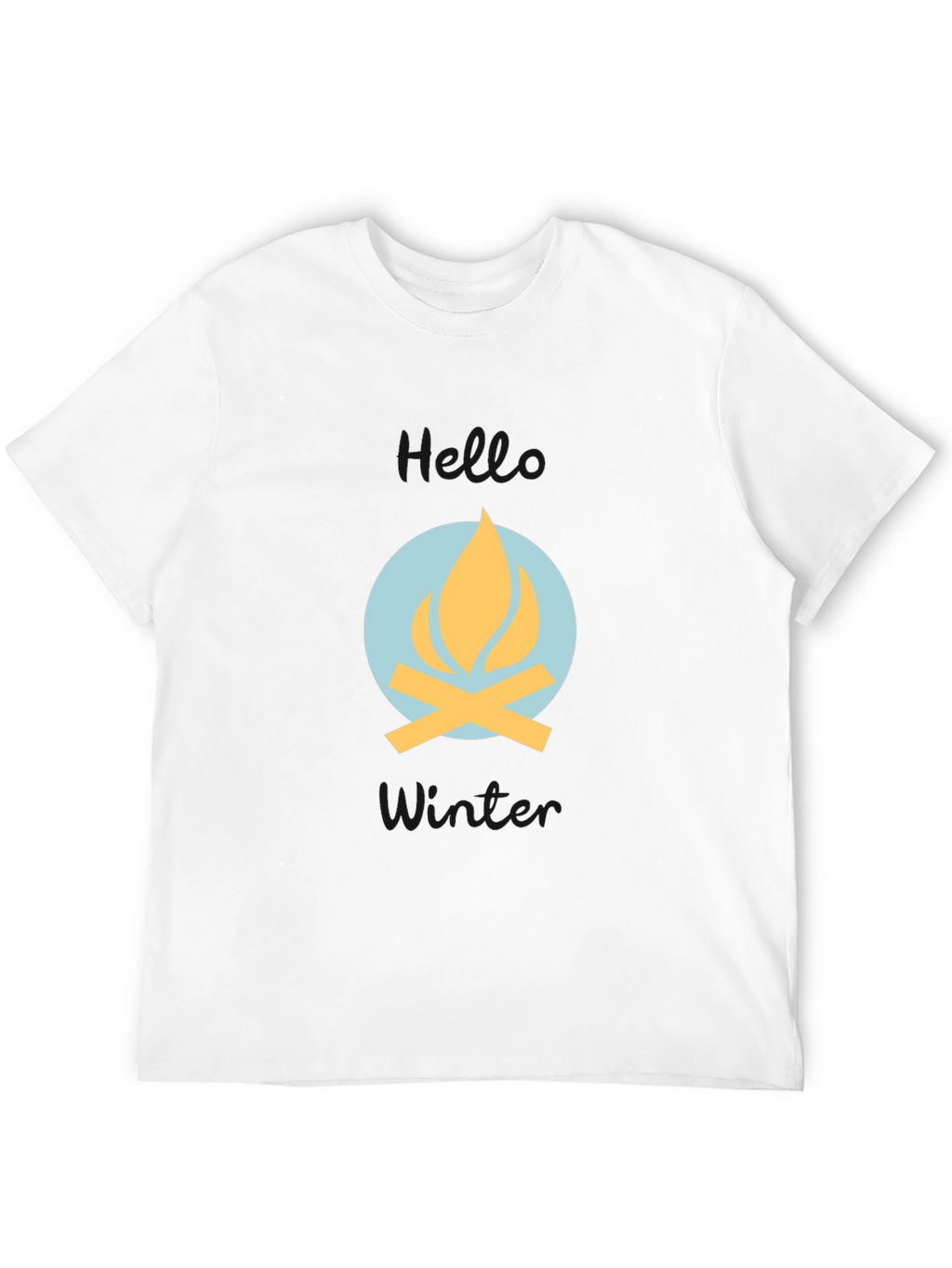 Campfire Graphic Tee - Cozy Winter Vibes