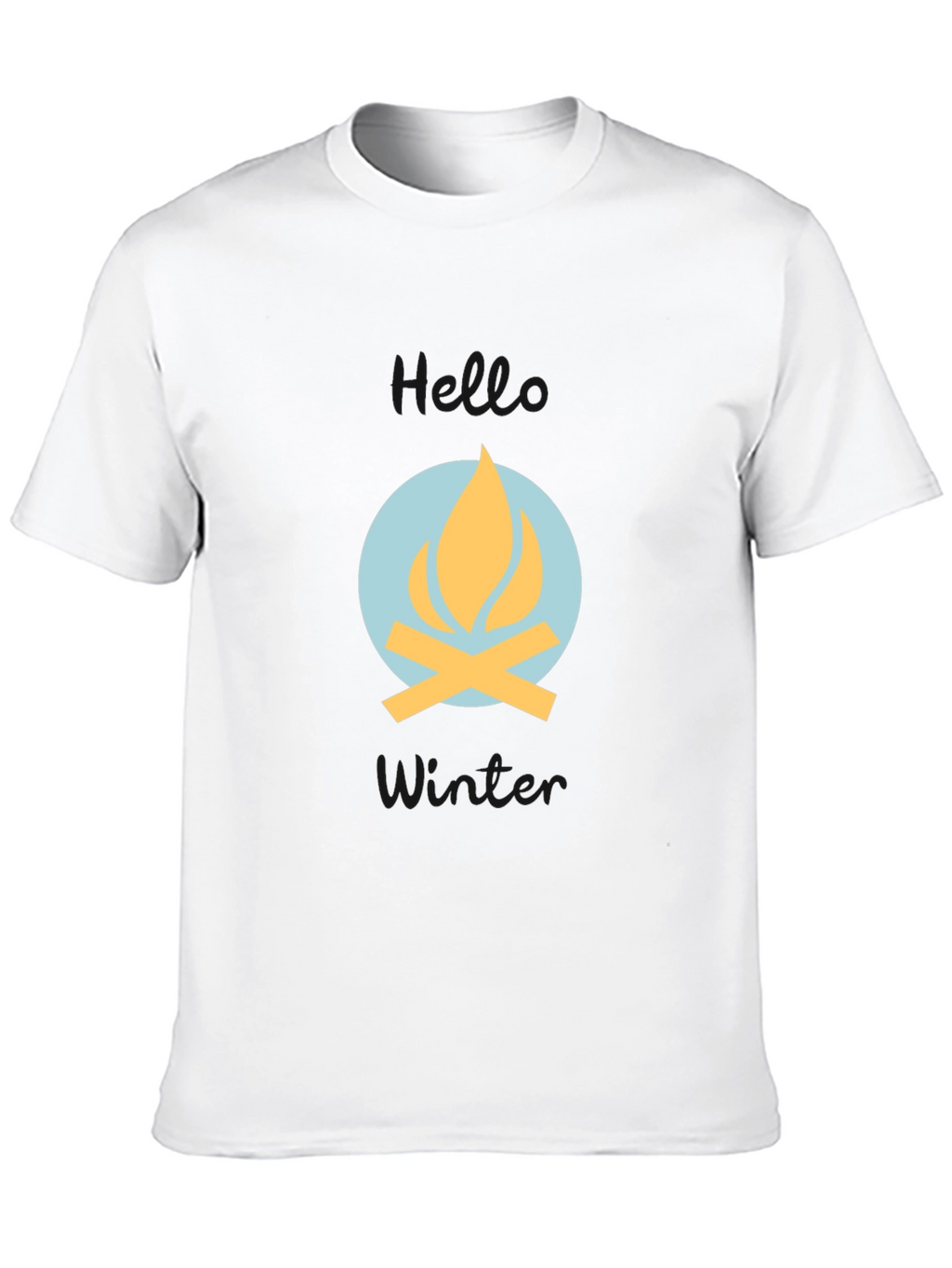 Campfire Graphic Tee - Cozy Winter Vibes
