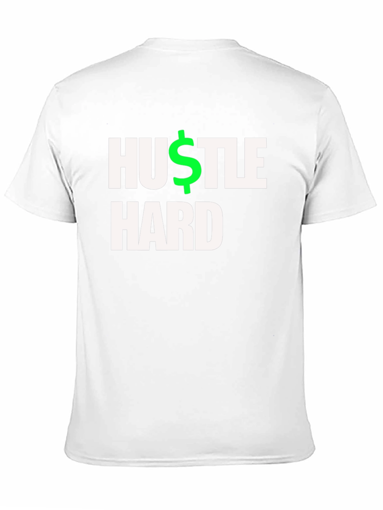 Hustle Hard Black T-Shirt - Motivational Design