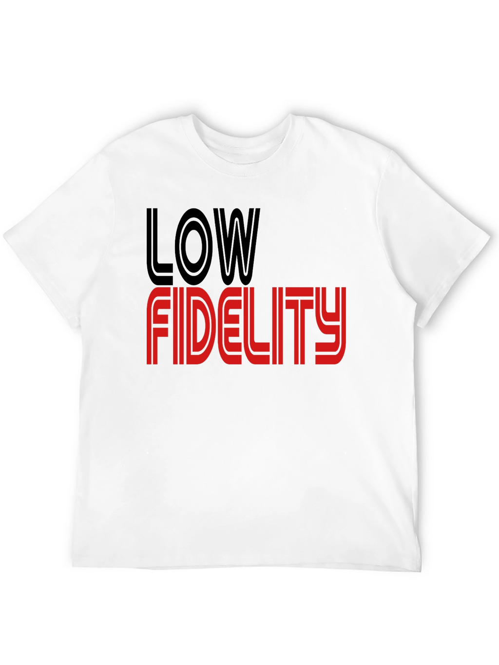 Low Fidelity Graphic T-Shirt - Stylish Retro Tee