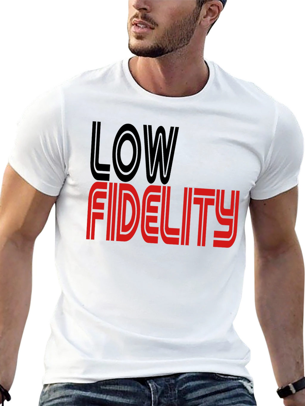 Low Fidelity Graphic T-Shirt - Stylish Retro Tee
