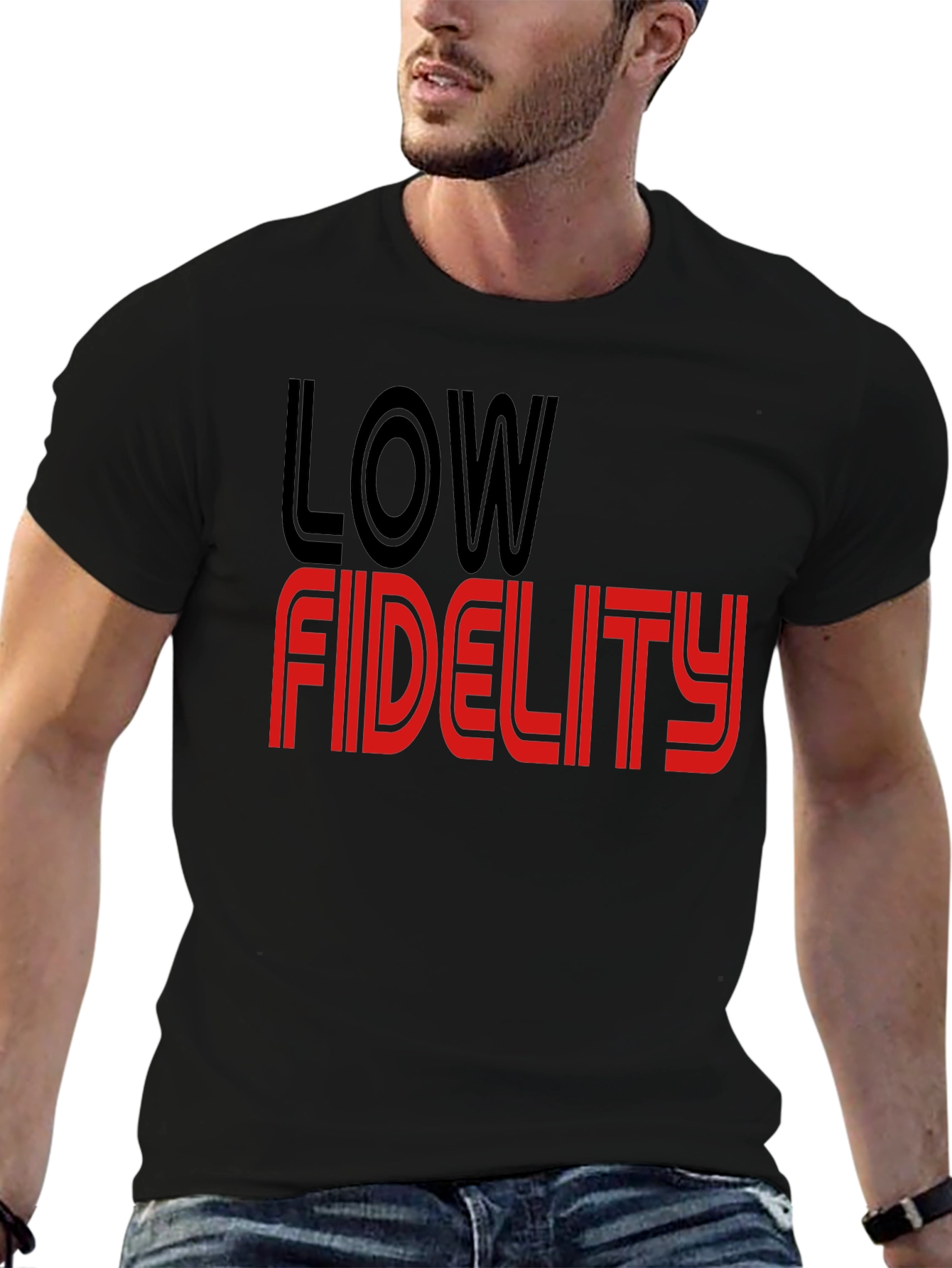 Low Fidelity Graphic T-Shirt - Stylish Retro Tee