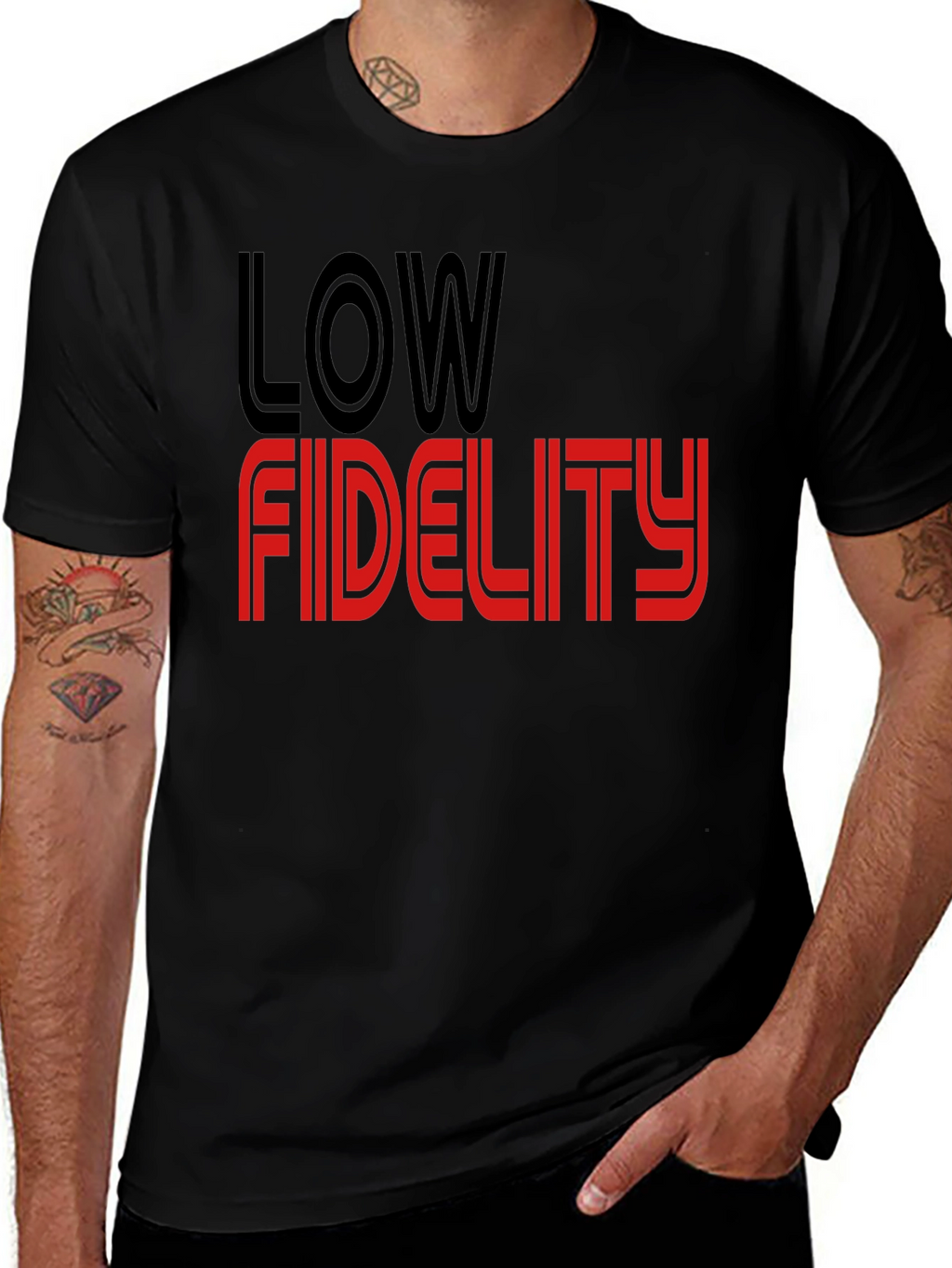 Low Fidelity Graphic T-Shirt - Stylish Retro Tee