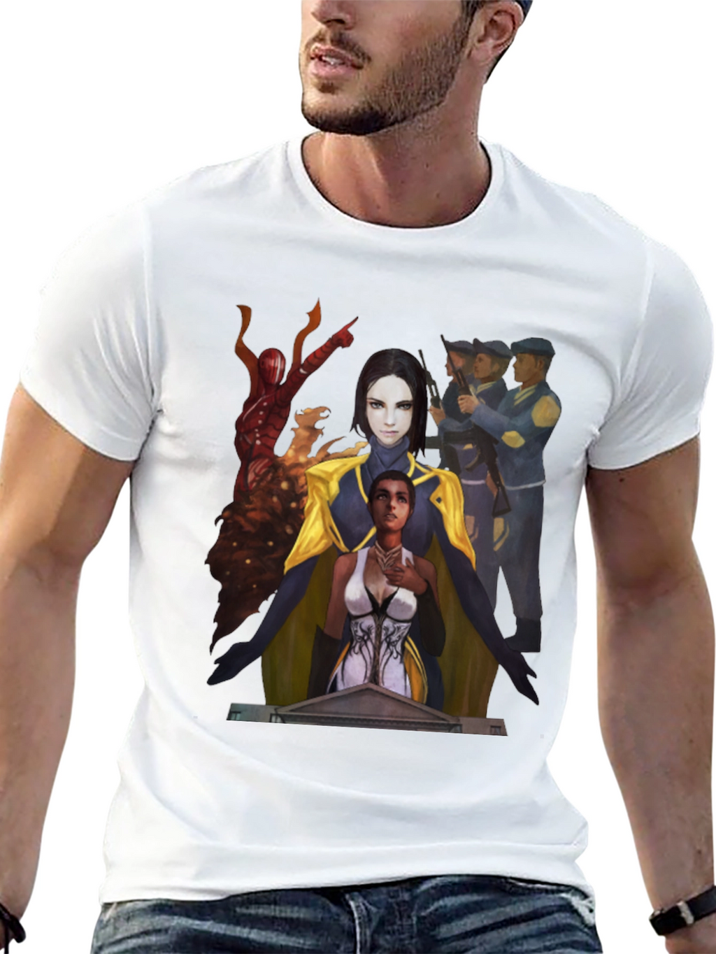 Stylish Graphic Print T-Shirt - Unique Design
