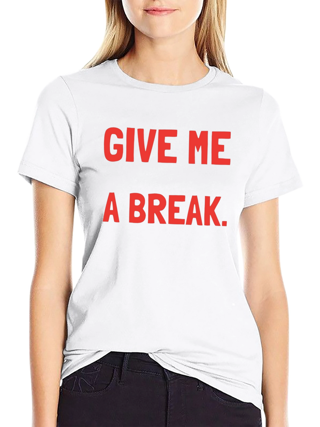 Give Me A Break Black T-Shirt