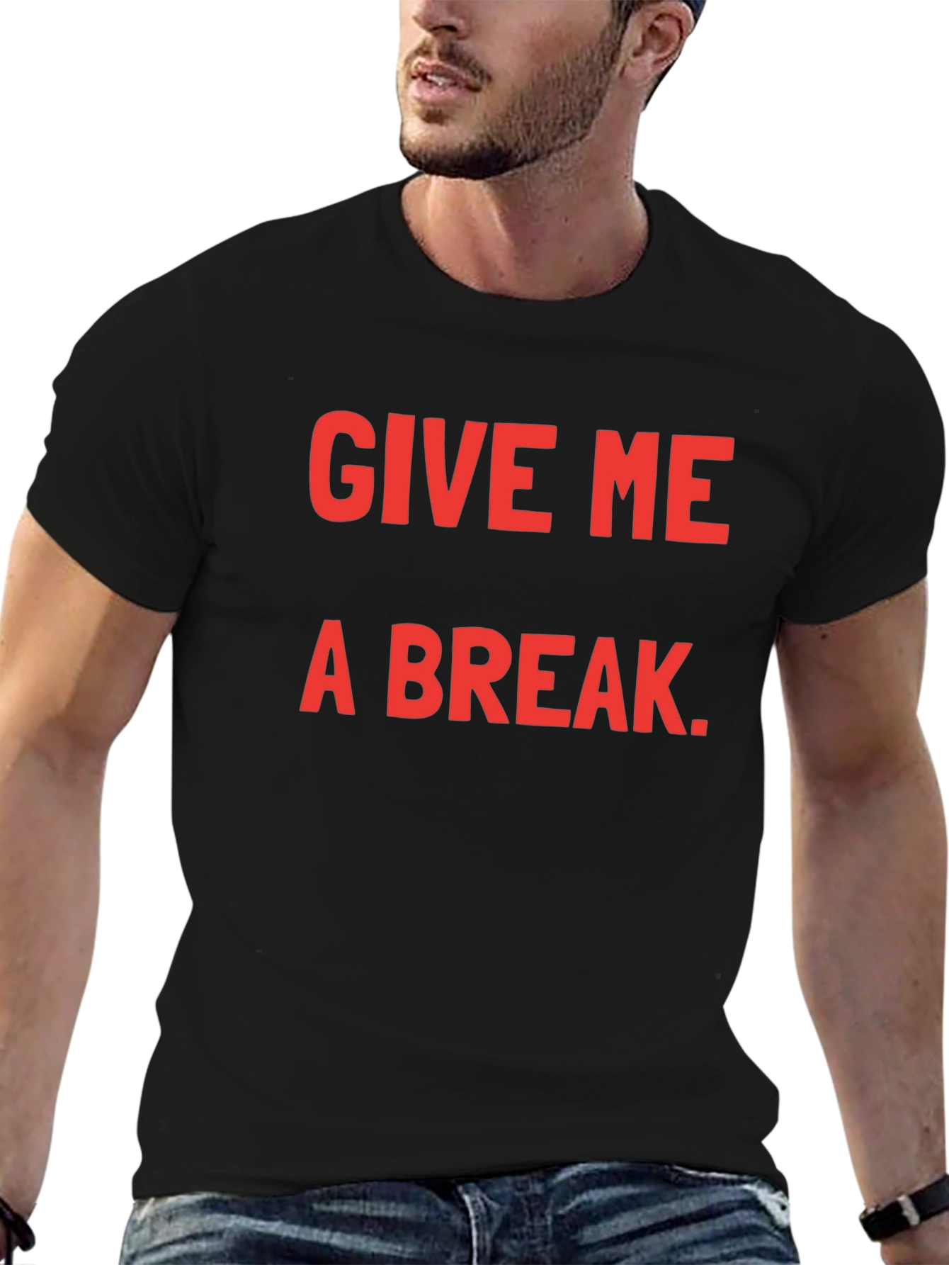 Give Me A Break Black T-Shirt