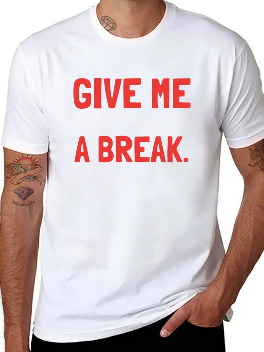 Give Me A Break Black T-Shirt