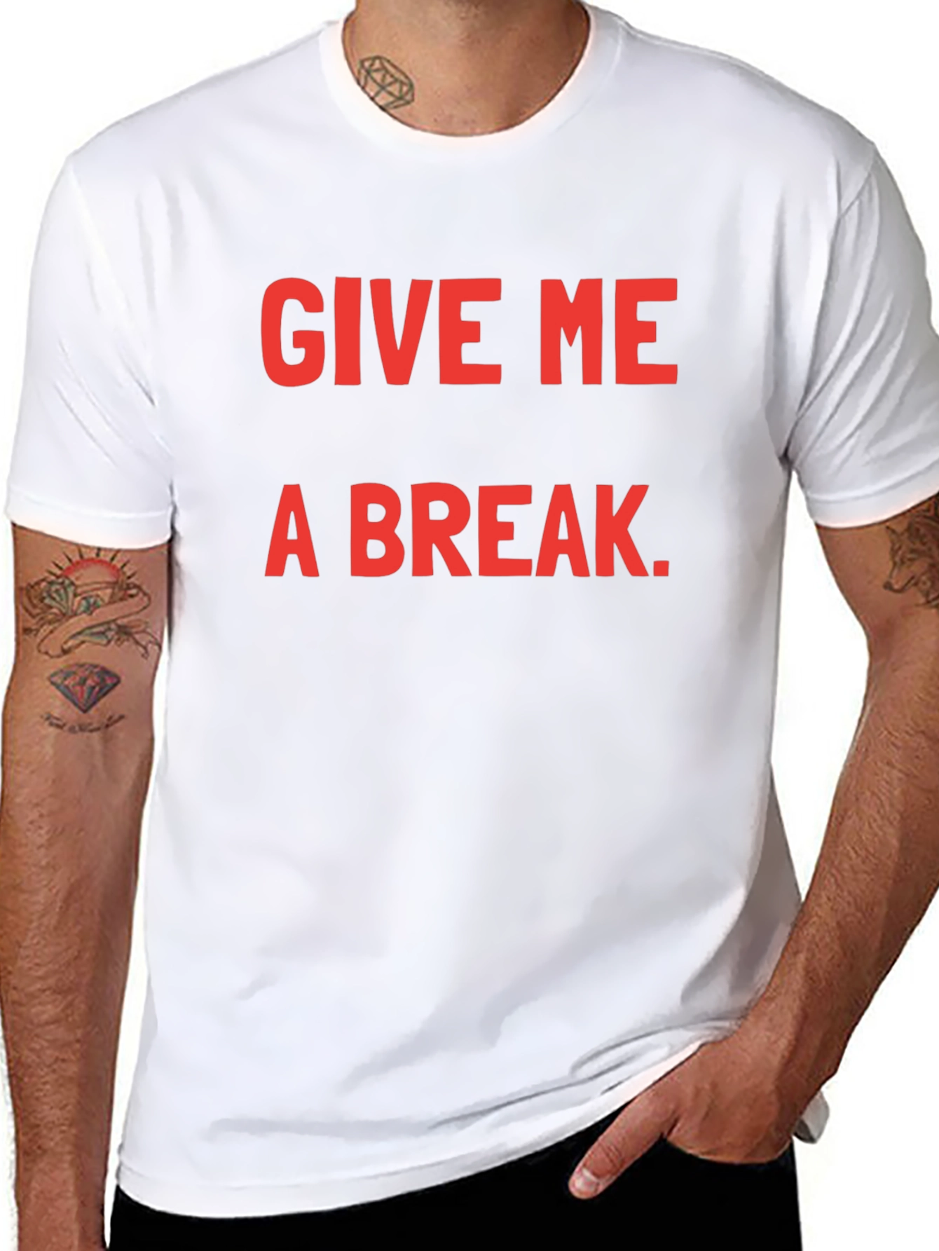Give Me A Break Black T-Shirt