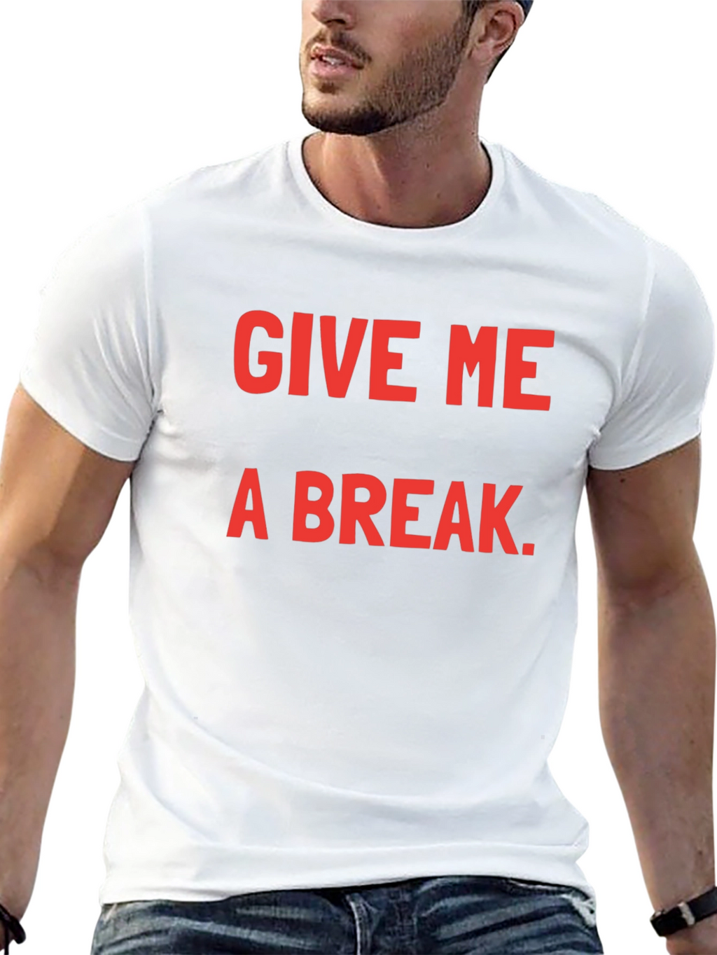 Give Me A Break Black T-Shirt