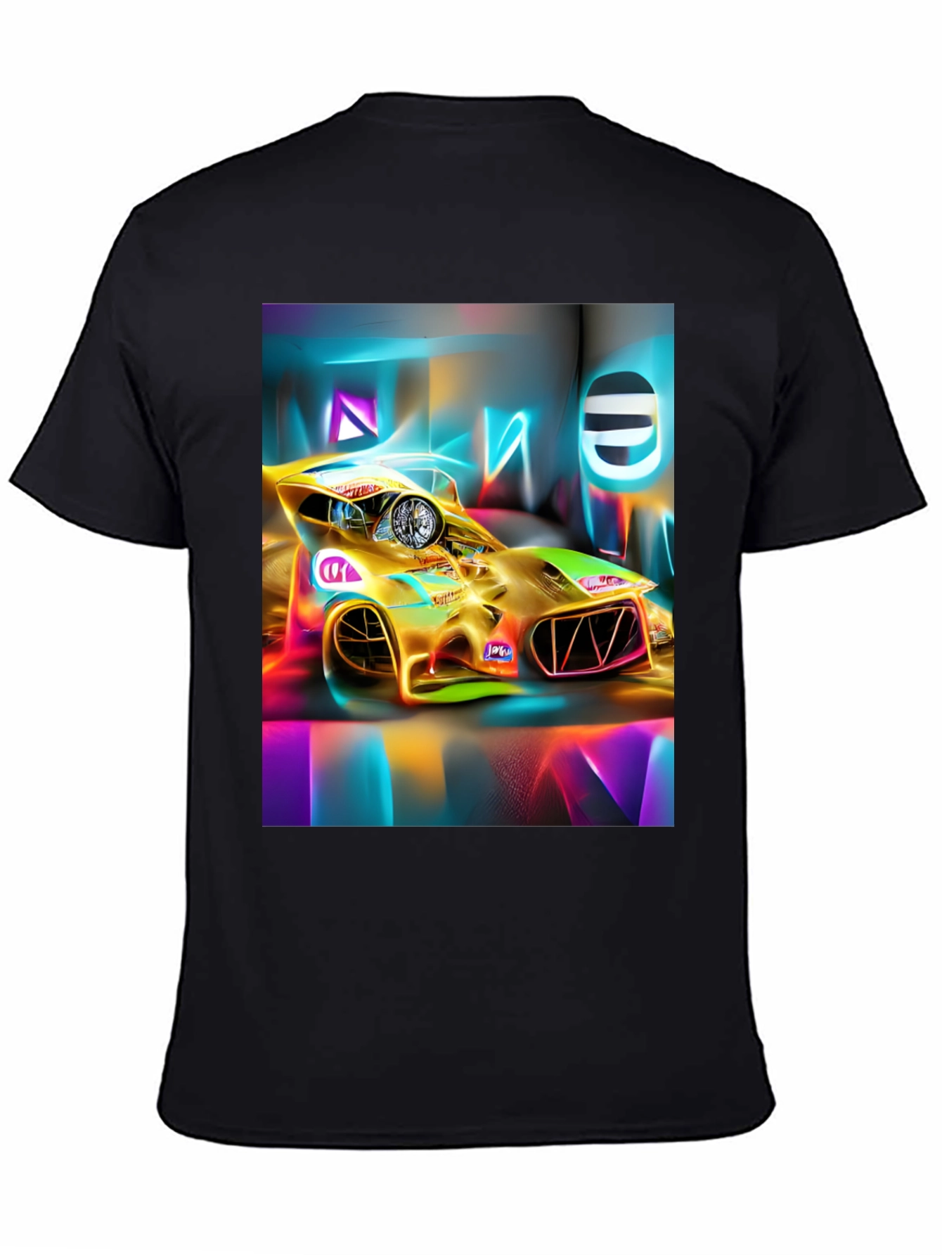 Neon Race Car T-Shirt