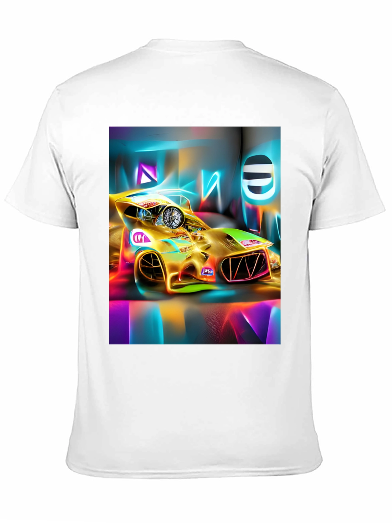 Neon Race Car T-Shirt