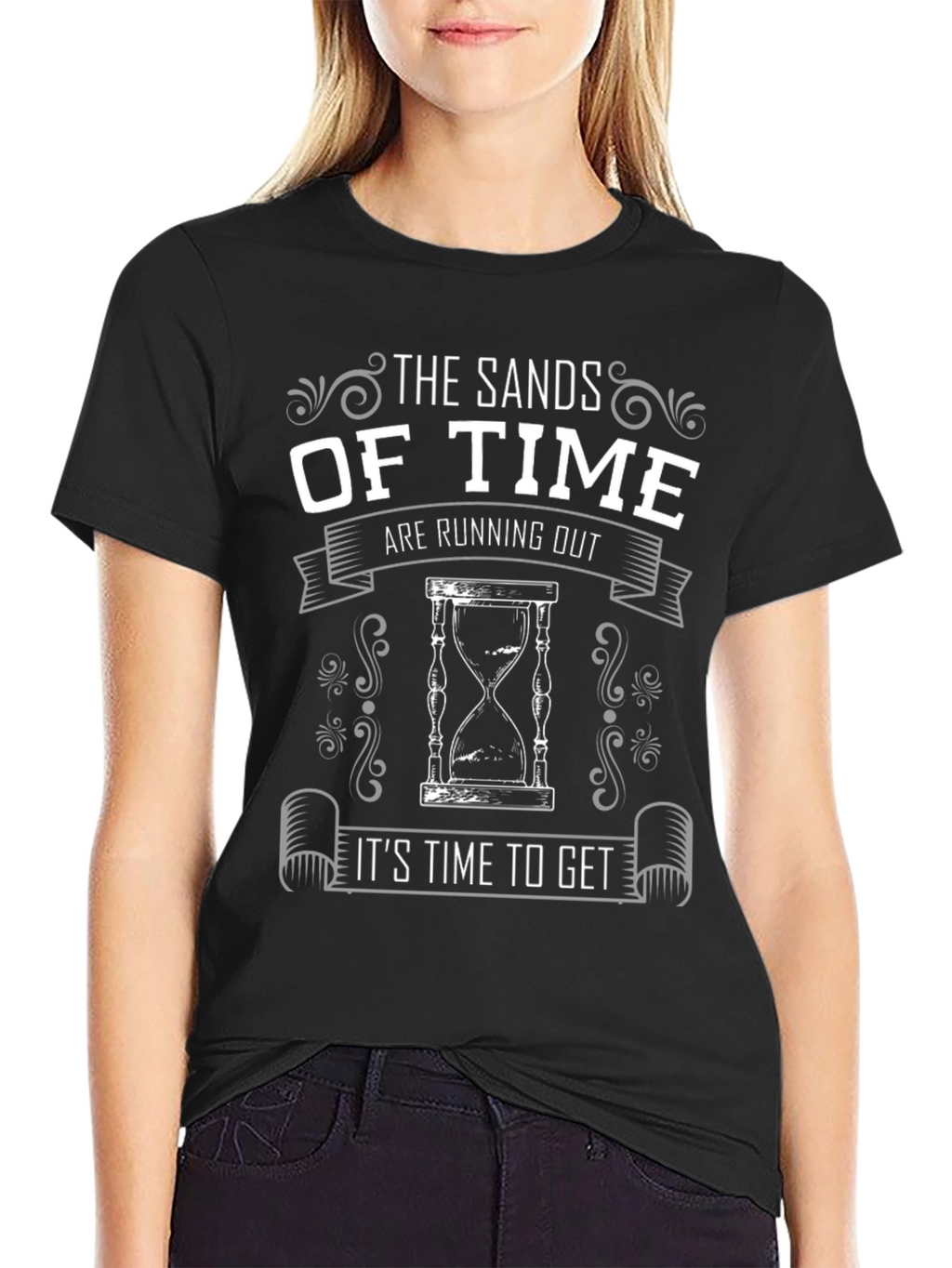 Sands of Time Graphic T-Shirt - Time Running Out