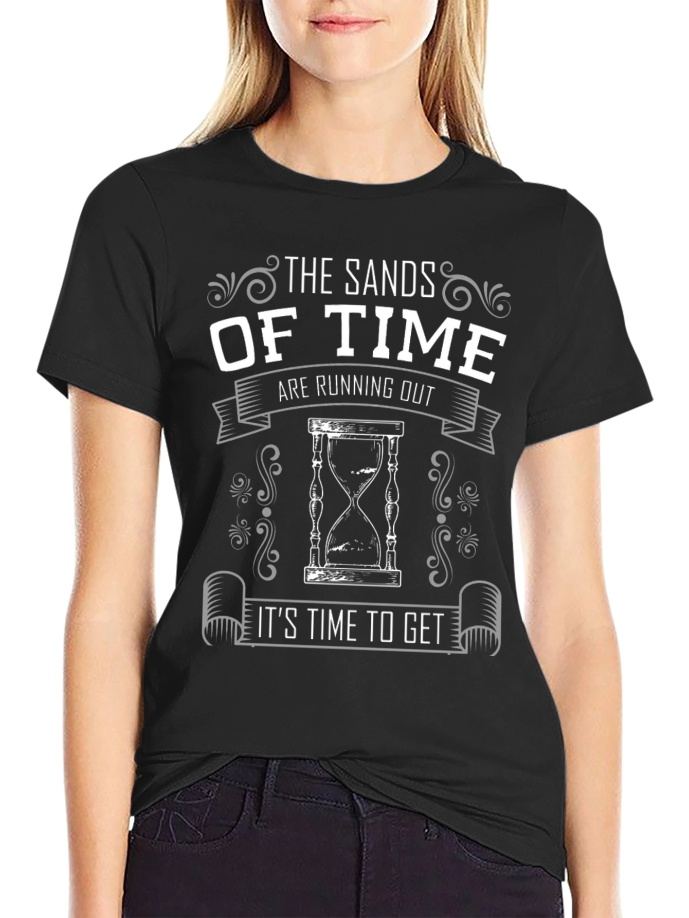 Sands of Time Graphic T-Shirt - Time Running Out