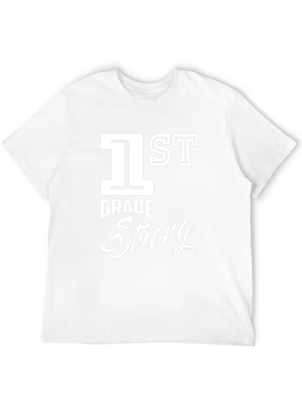 1st Grade Strong Black T-Shirt