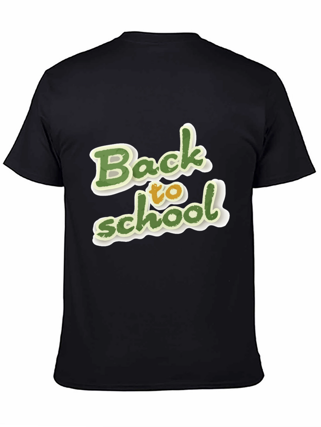 Back to School Graphic Black T-Shirt