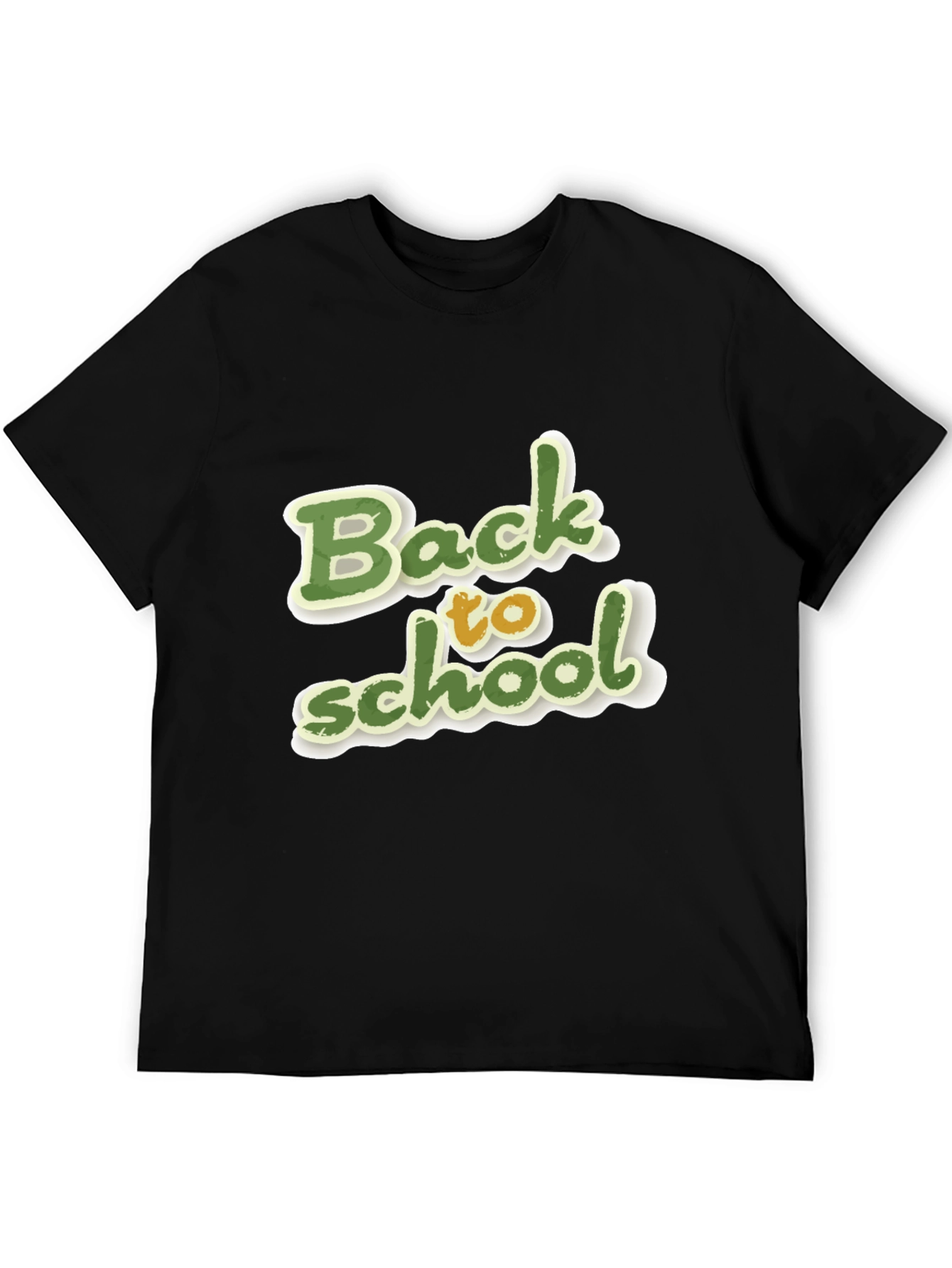 Back to School Graphic Black T-Shirt