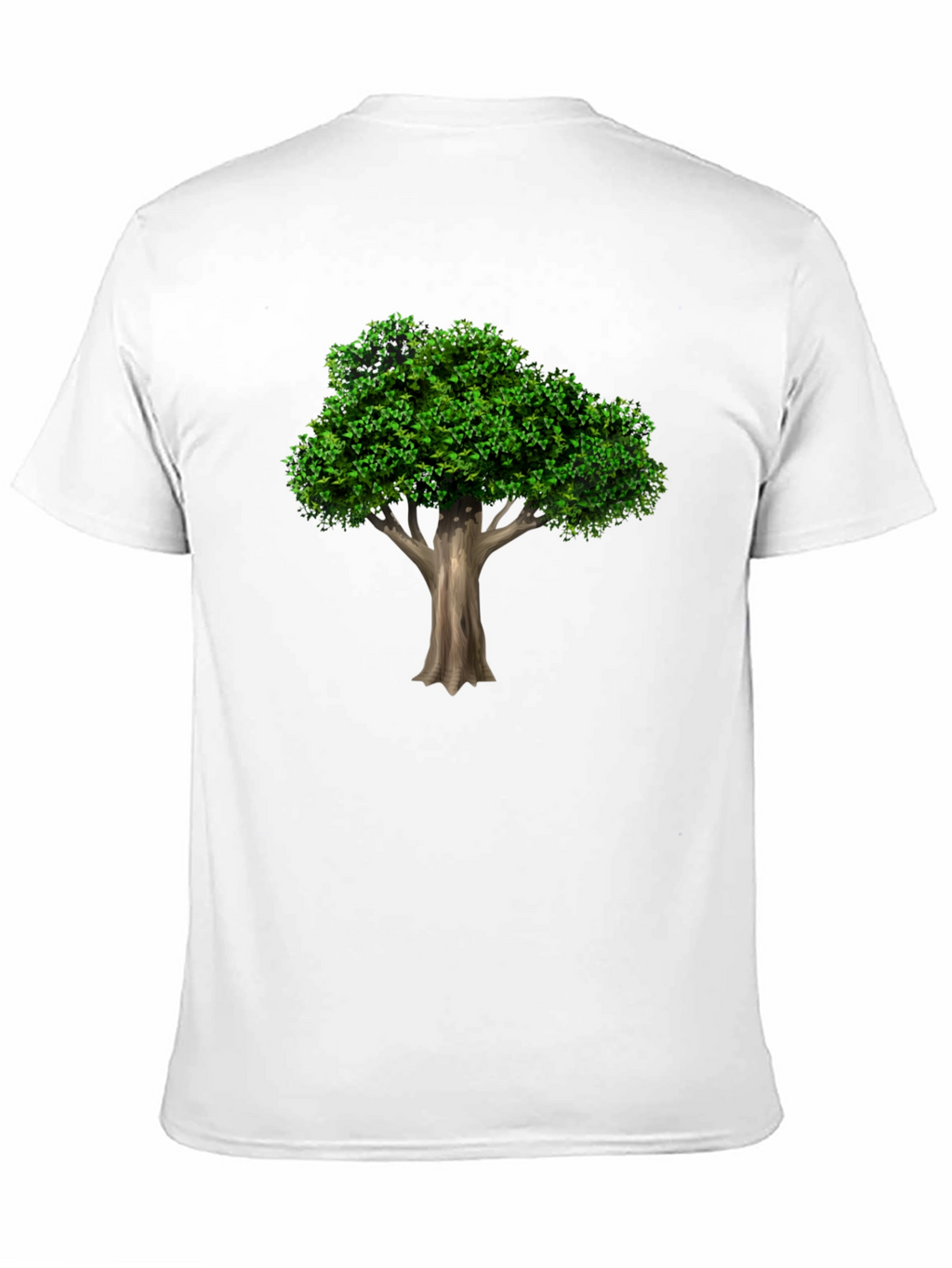 Nature Tree Graphic T-Shirt - Black