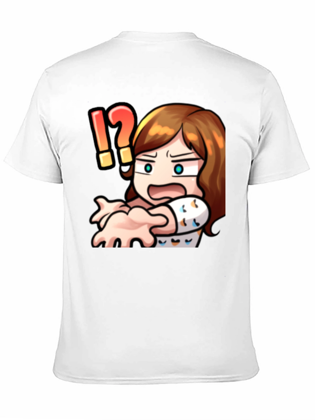 Cartoon Graphic Print Crew Neck T-Shirt