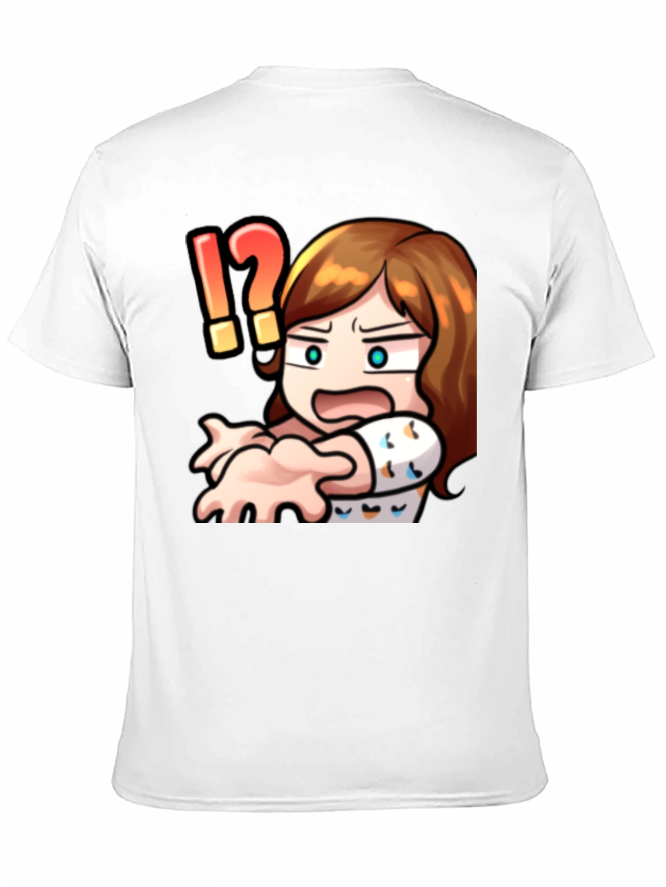 Cartoon Graphic Print Crew Neck T-Shirt