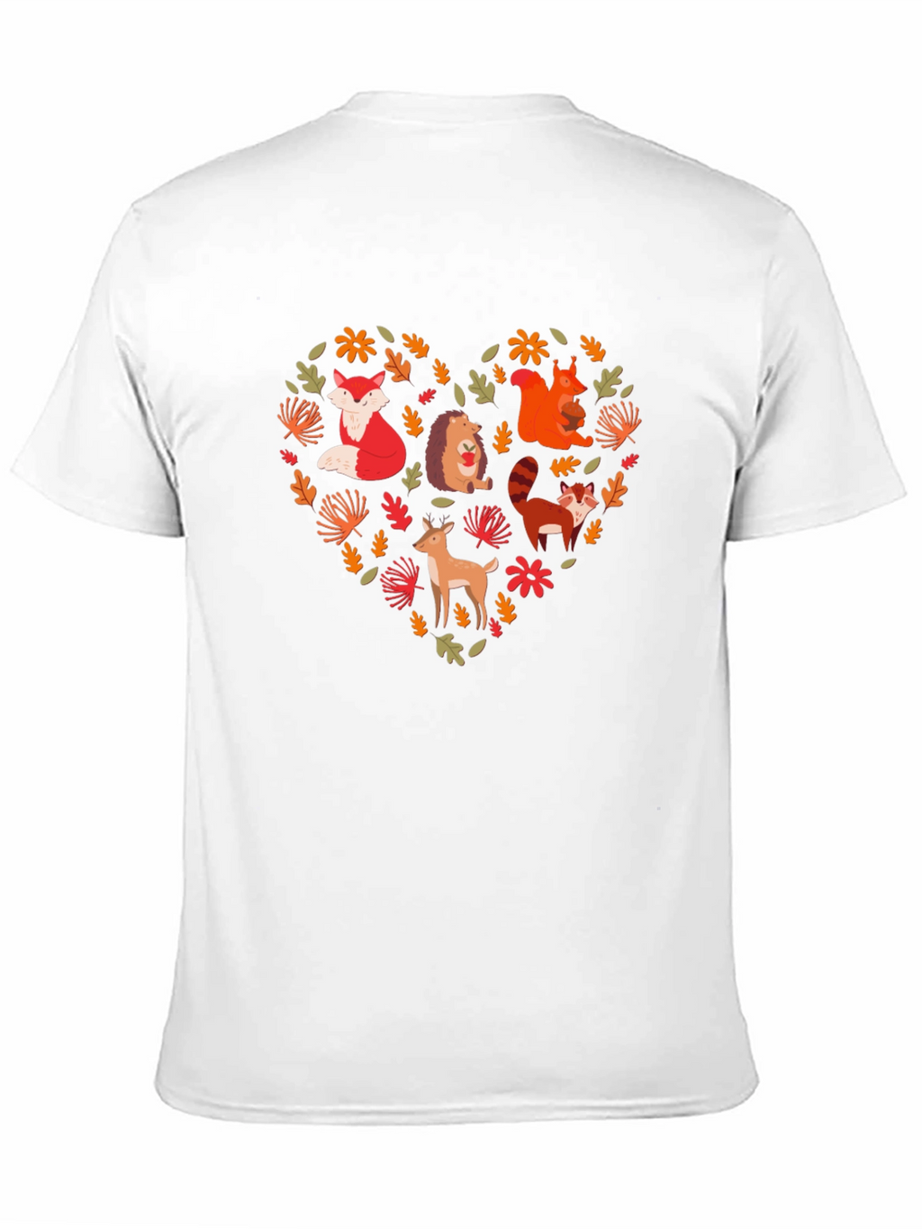 Forest Animal Heart Graphic Tee