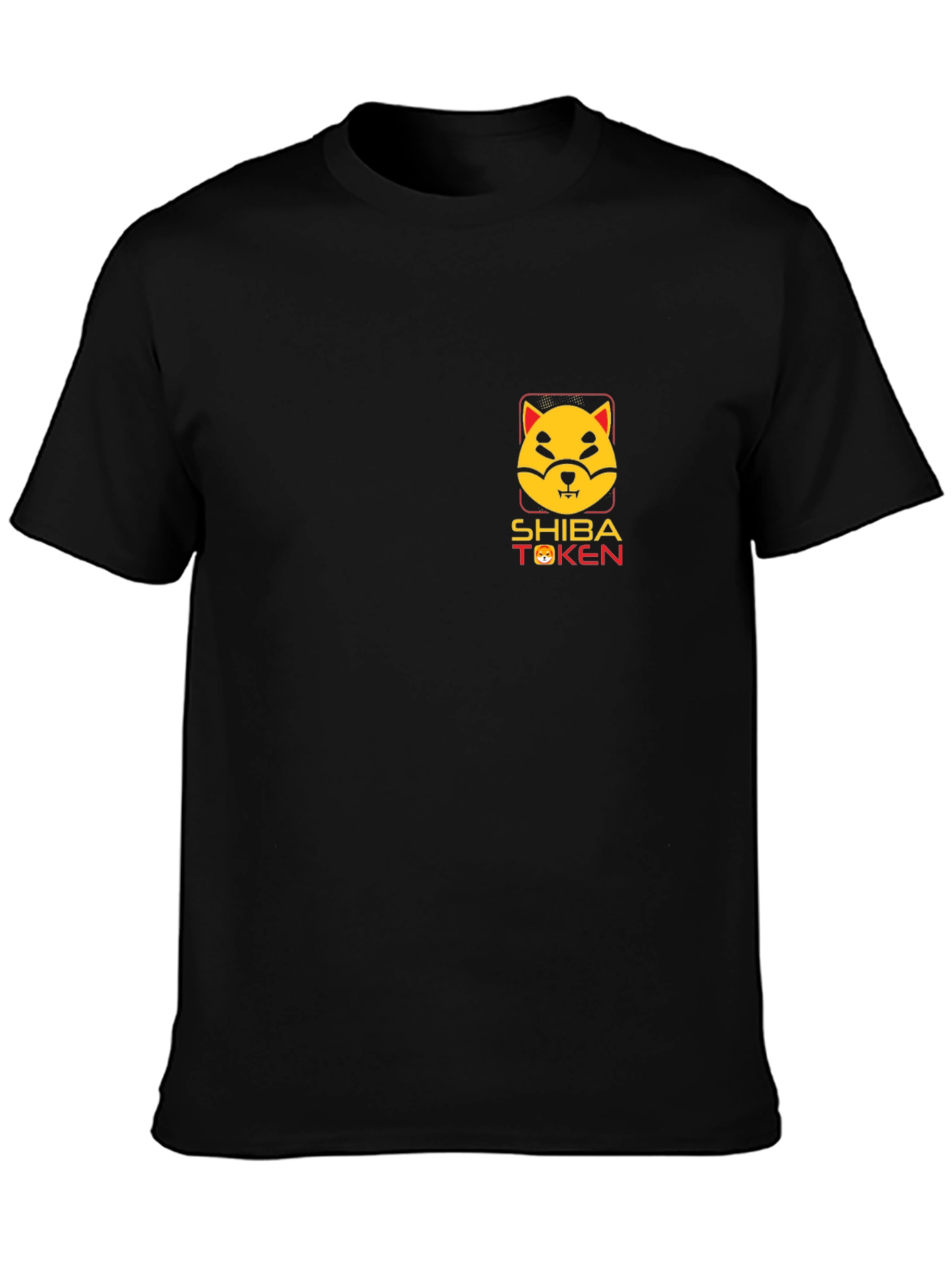 Shiba Token Black T-Shirt - Crypto Meme Tee