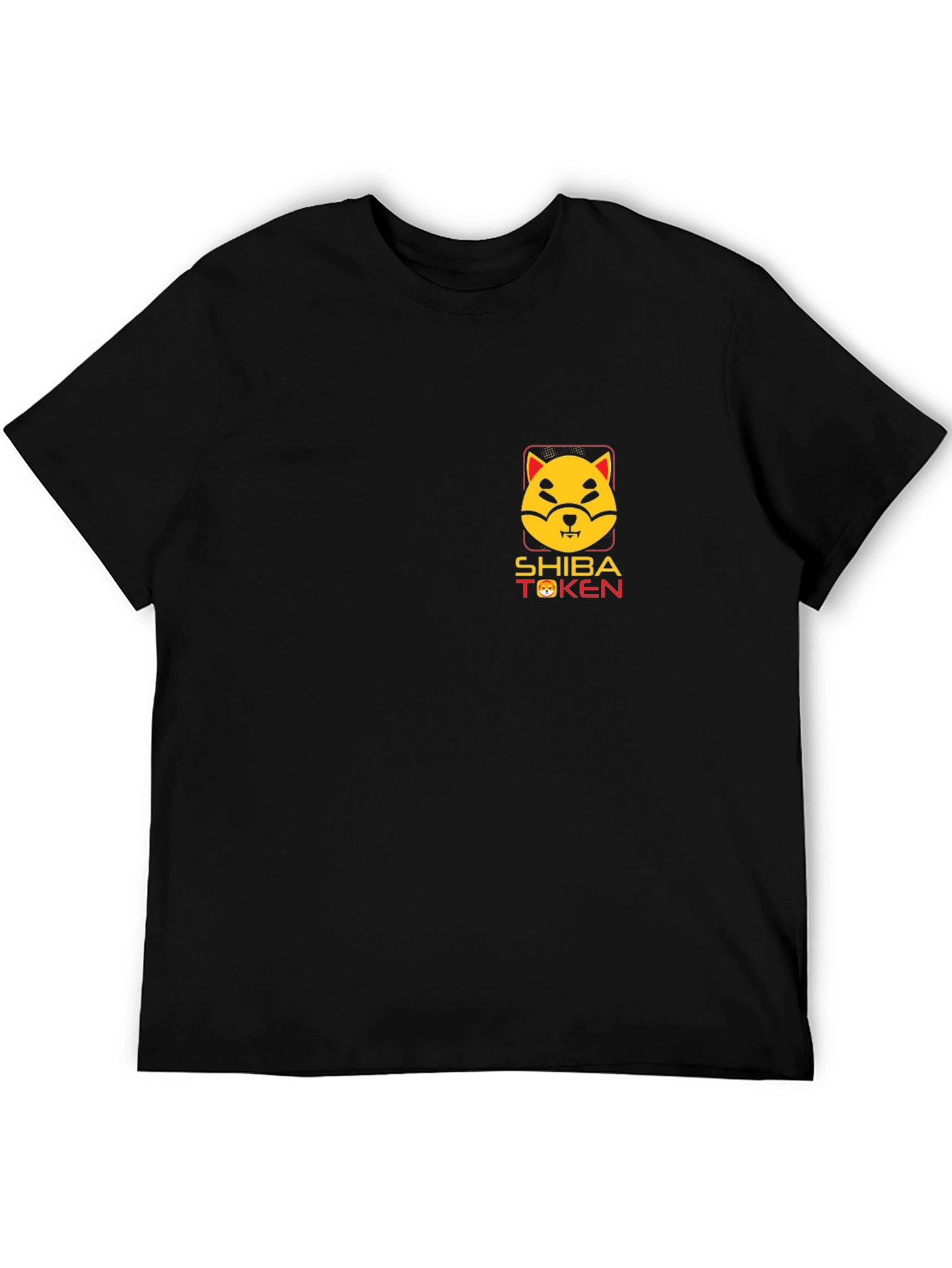 Shiba Token Black T-Shirt - Crypto Meme Tee