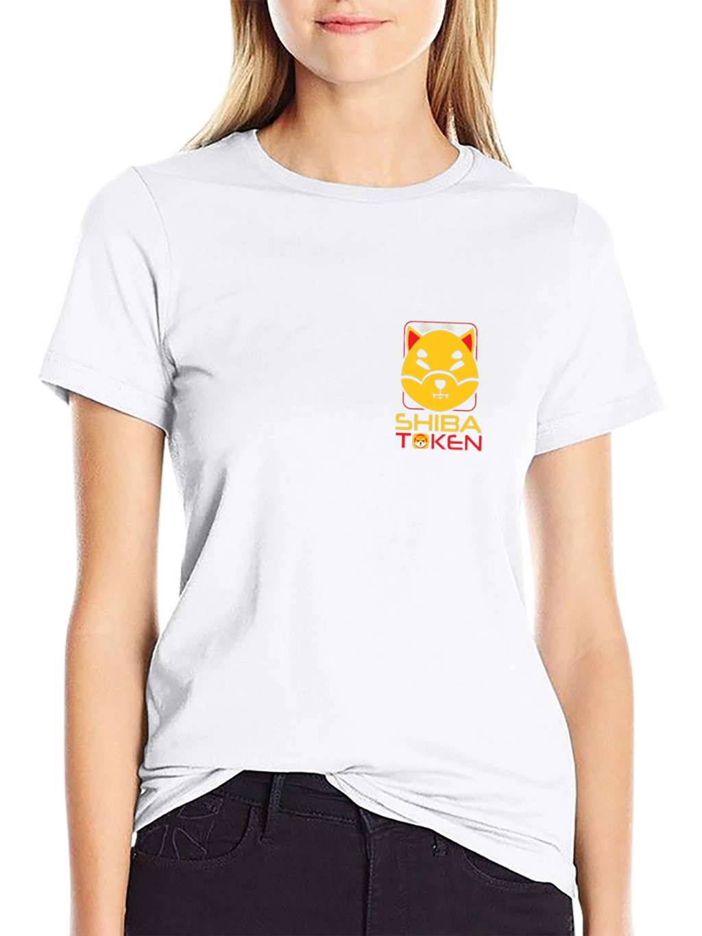 Shiba Token Black T-Shirt - Crypto Meme Tee