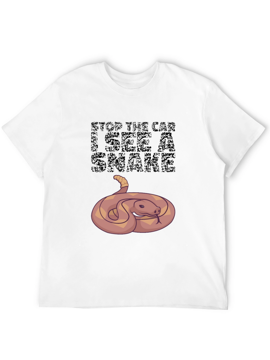 Funny Snake Graphic Tee - Stop The Car!