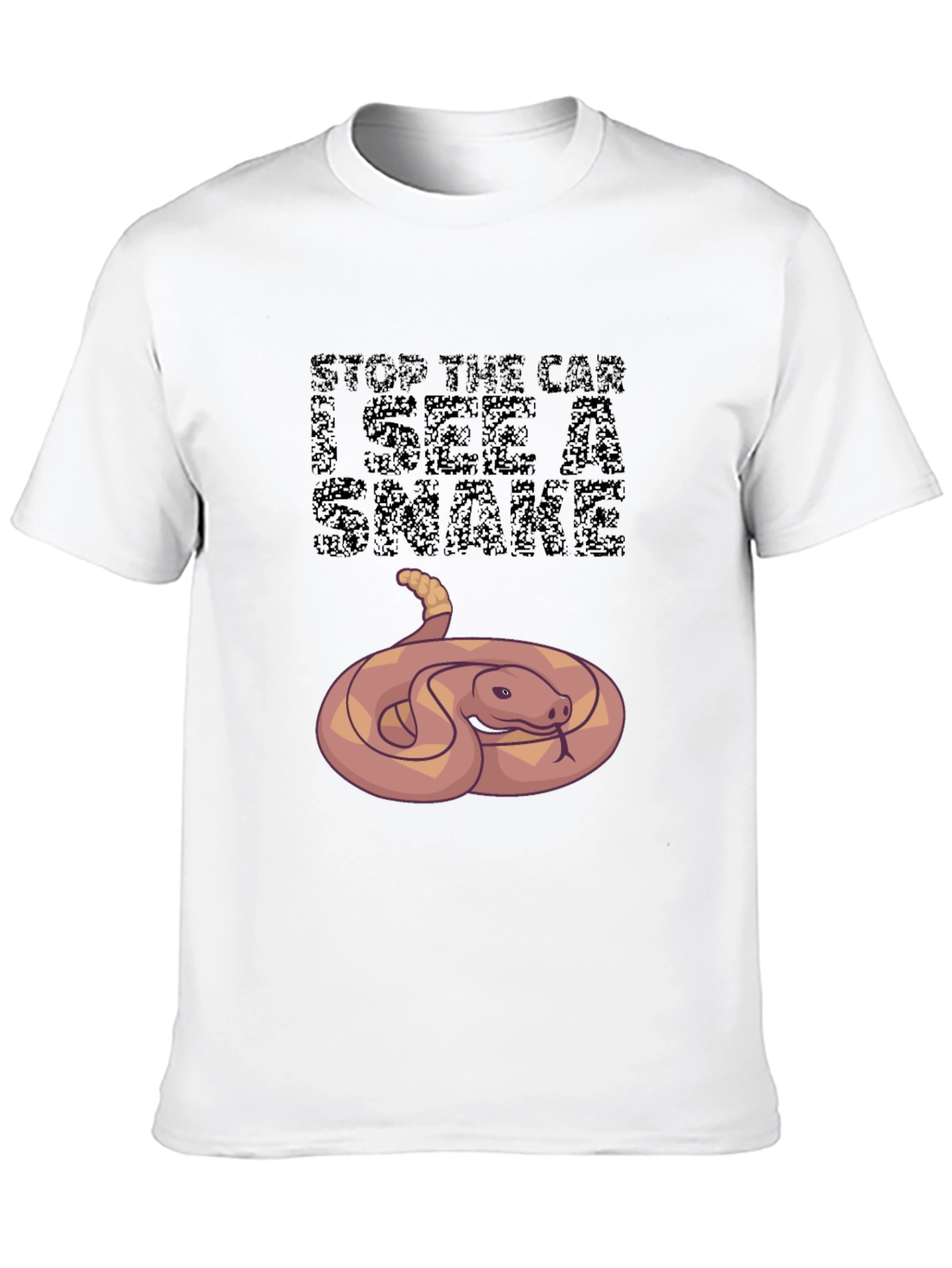 Funny Snake Graphic Tee - Stop The Car!