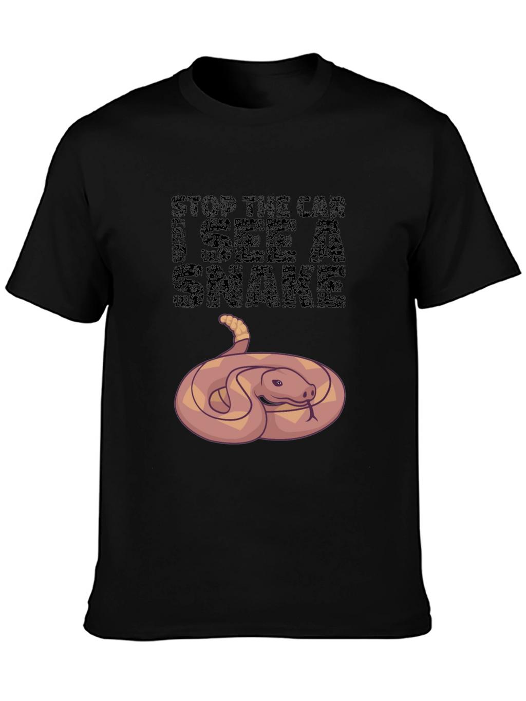 Funny Snake Graphic Tee - Stop The Car!