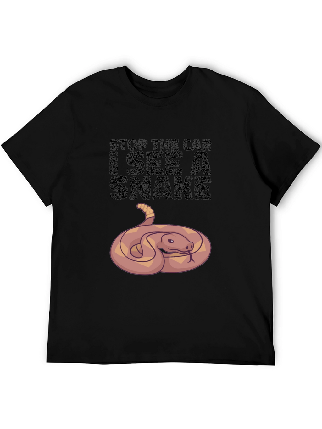 Funny Snake Graphic Tee - Stop The Car!