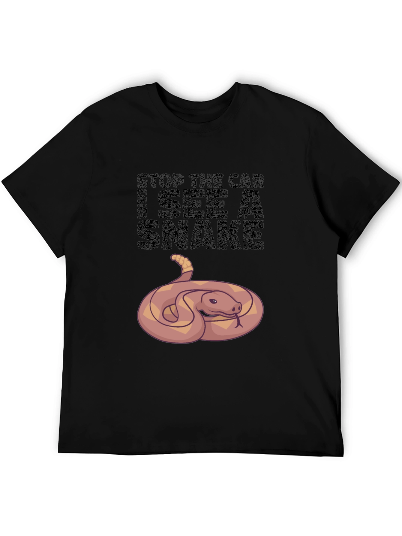 Funny Snake Graphic Tee - Stop The Car!