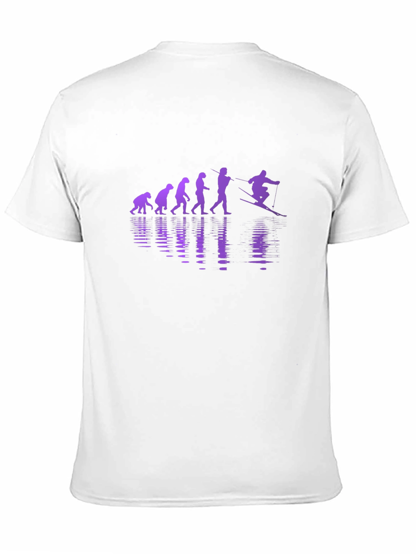 Evolution of Skiing T-Shirt Black