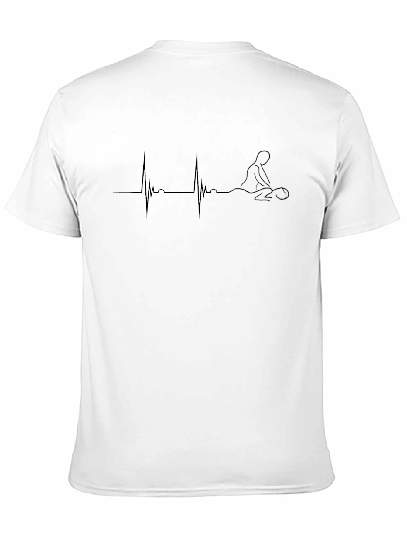 Massage Heartbeat T-Shirt - Relaxing Therapist Design
